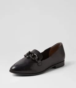 Olange Xw Black Leather Loafers