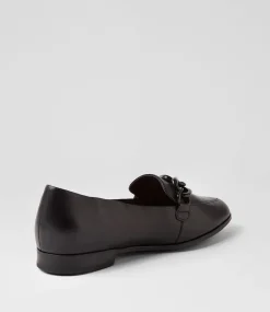 Olange Xw Black Leather Loafers