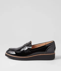 Oley Black Patent Leather Loafers