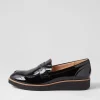 Oley Black Patent Leather Loafers