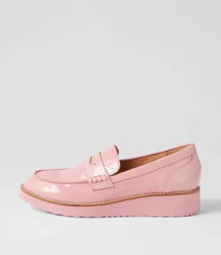 Oley Pink Patent Leather Loafers