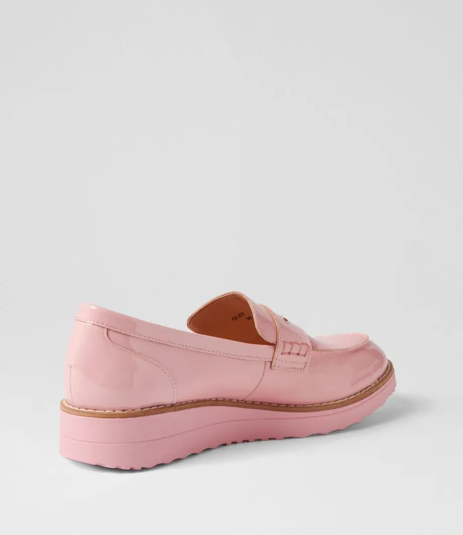 Oley Pink Patent Leather Loafers