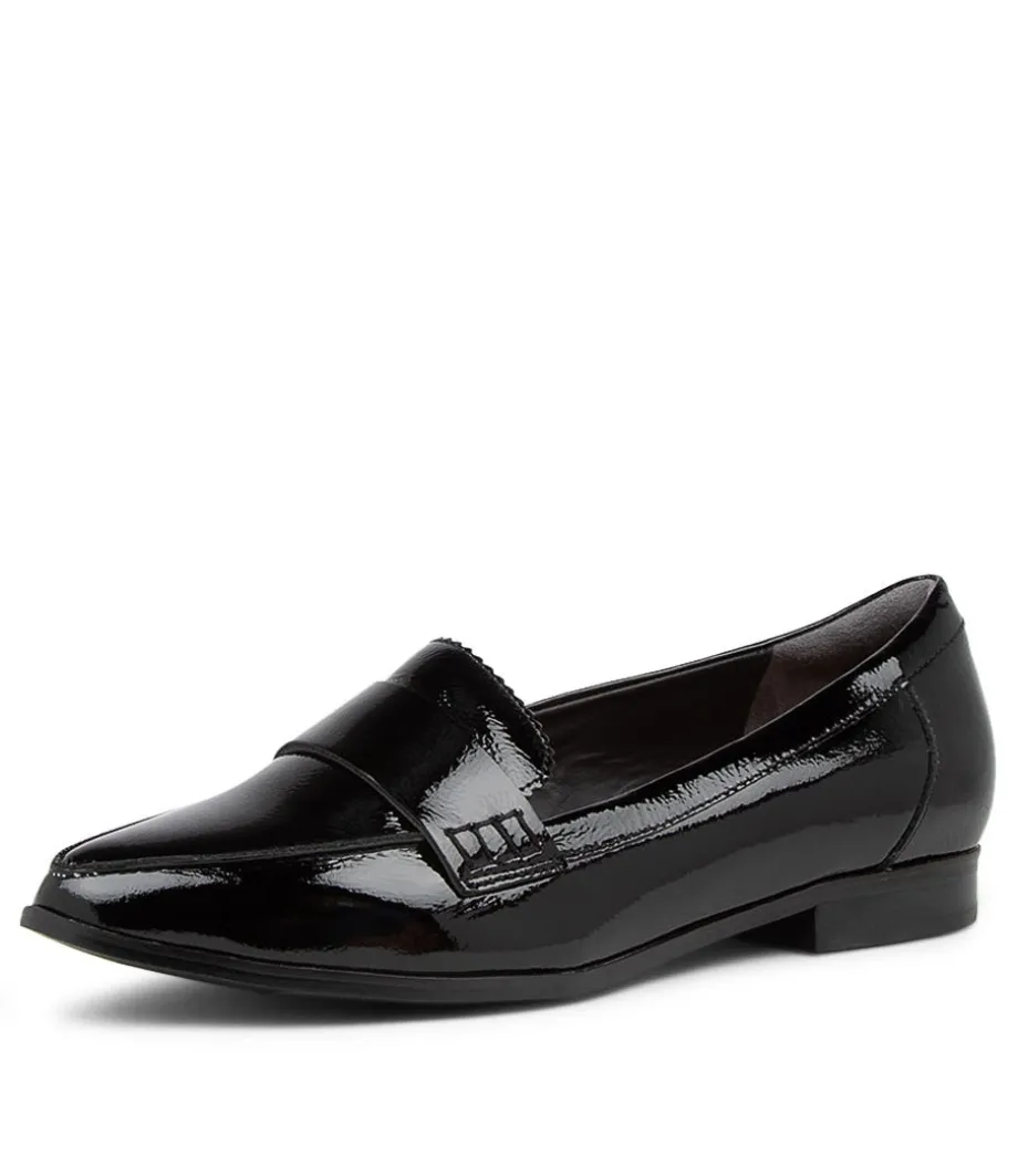Oreta Xw Black Patent Leather Loafers