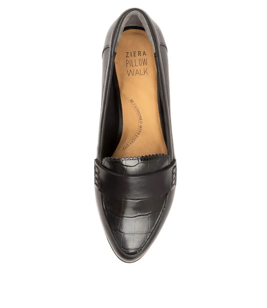 Oreta Xw Blk Slt Lth Croc