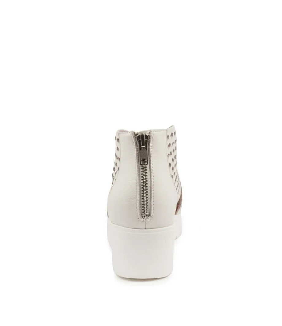 Orma White Leather