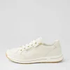 Osaka 1 Cream Leather Sneakers