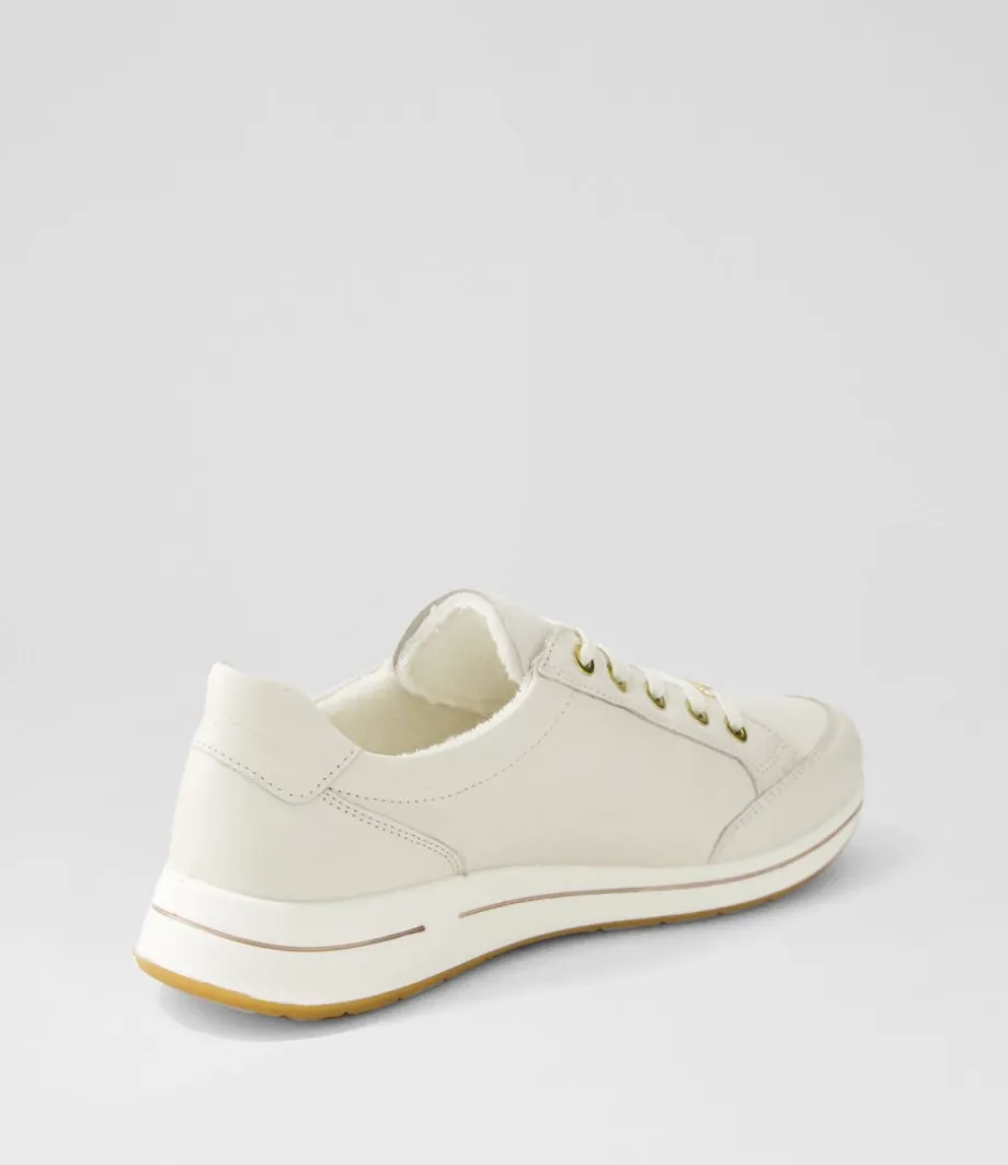 Osaka 1 Cream Leather Sneakers