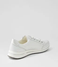 Osaka 1 Misty Grey Silver Leather Sneakers