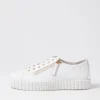 Osloe White Leather Sneakers