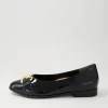 Ossa Xf Black Patent Leather Ballet Flats