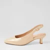 Oviedos Xw Gold Shimmer Leather Heels