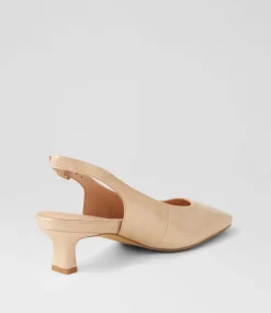 Oviedos Xw Gold Shimmer Leather Heels