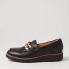 Ozama Black Leather Loafers