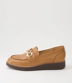 Ozama Dark Tan Choc Leather Loafers