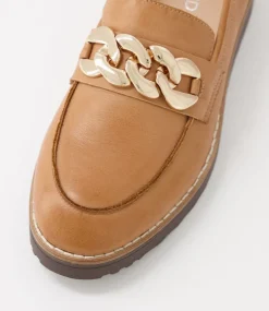 Ozama Dark Tan Choc Leather Loafers