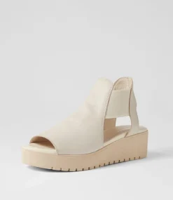 Ozie Almond Leather Sandals