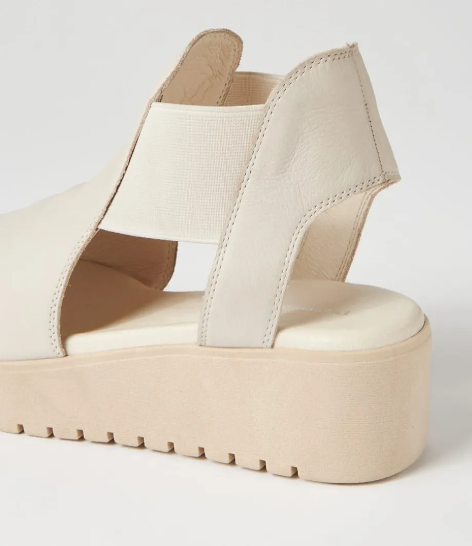 Ozie Almond Leather Sandals