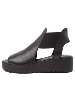 Ozie Black Lea-Blk Sole