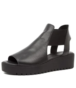 Ozie Black Lea-Blk Sole
