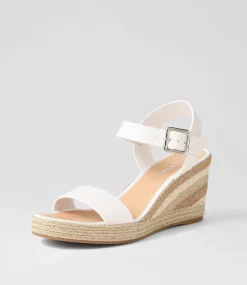 Pakko White Natural Multi Leather Espadrilles