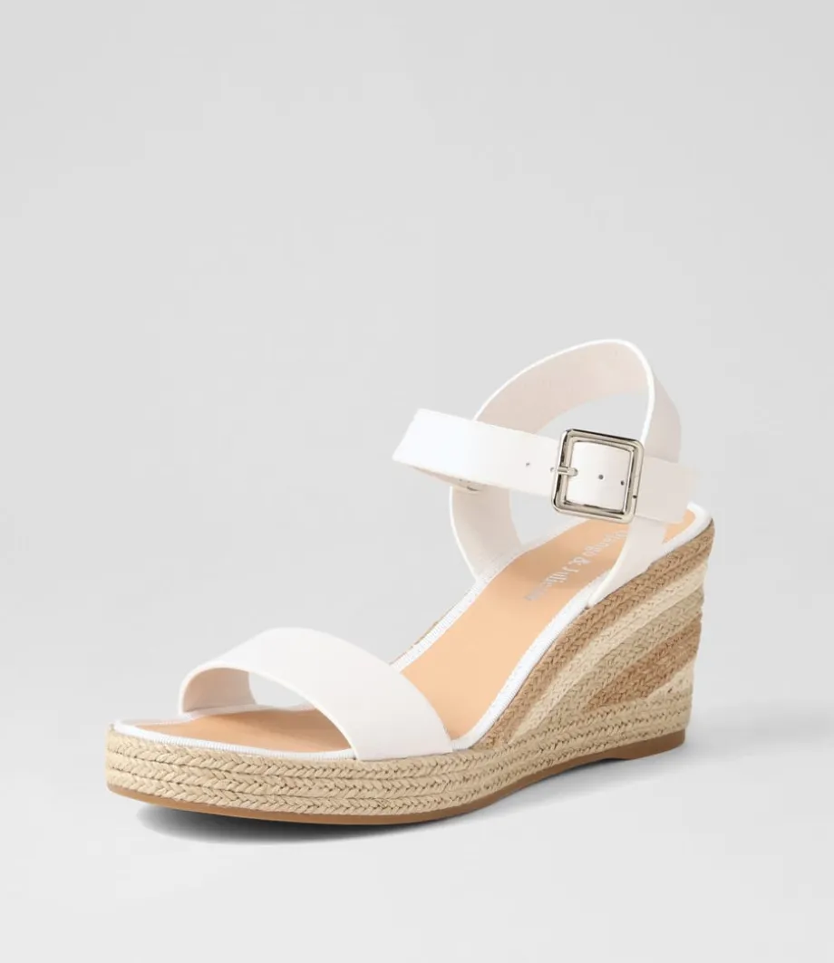 Pakko White Natural Multi Leather Espadrilles