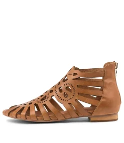 Palermo Tan Leather Sandals