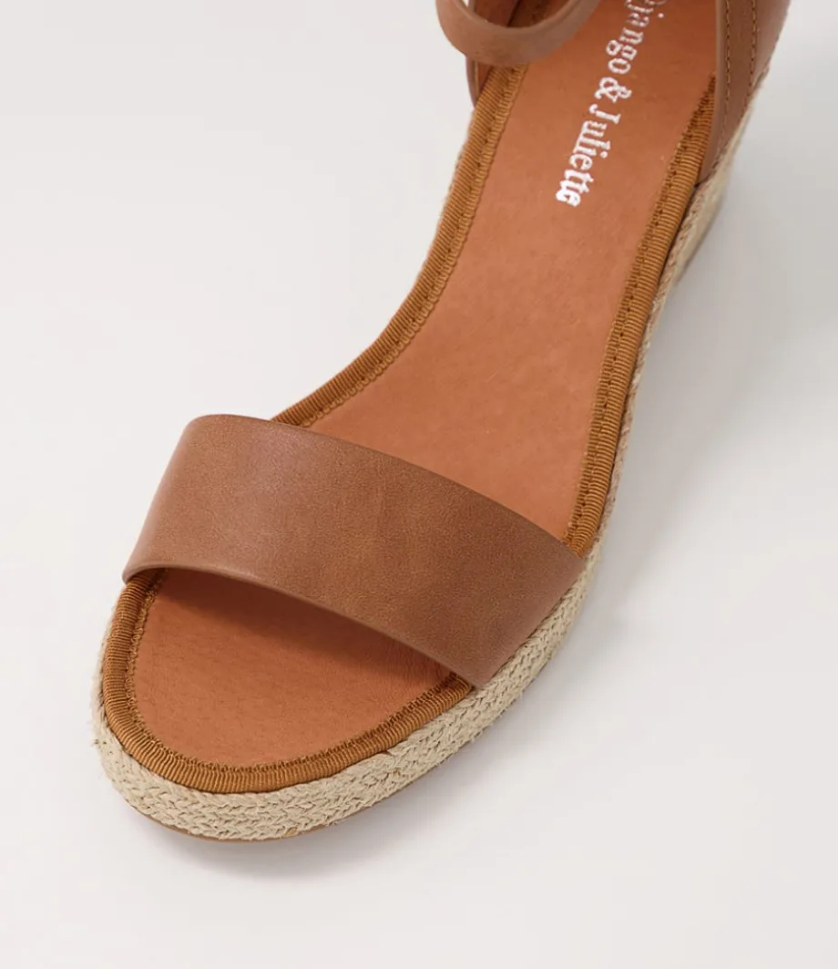 Palyssa Tan Natural Multi Leather Espadrilles