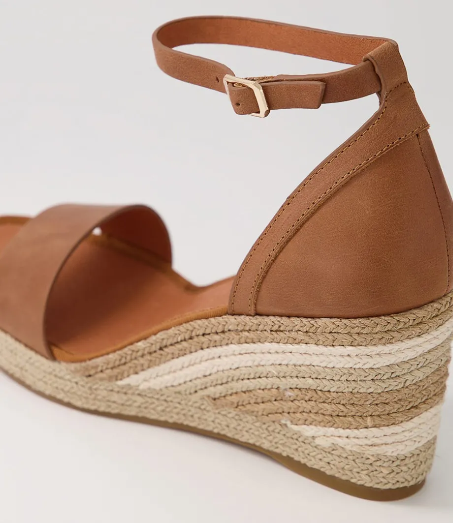 Palyssa Tan Natural Multi Leather Espadrilles