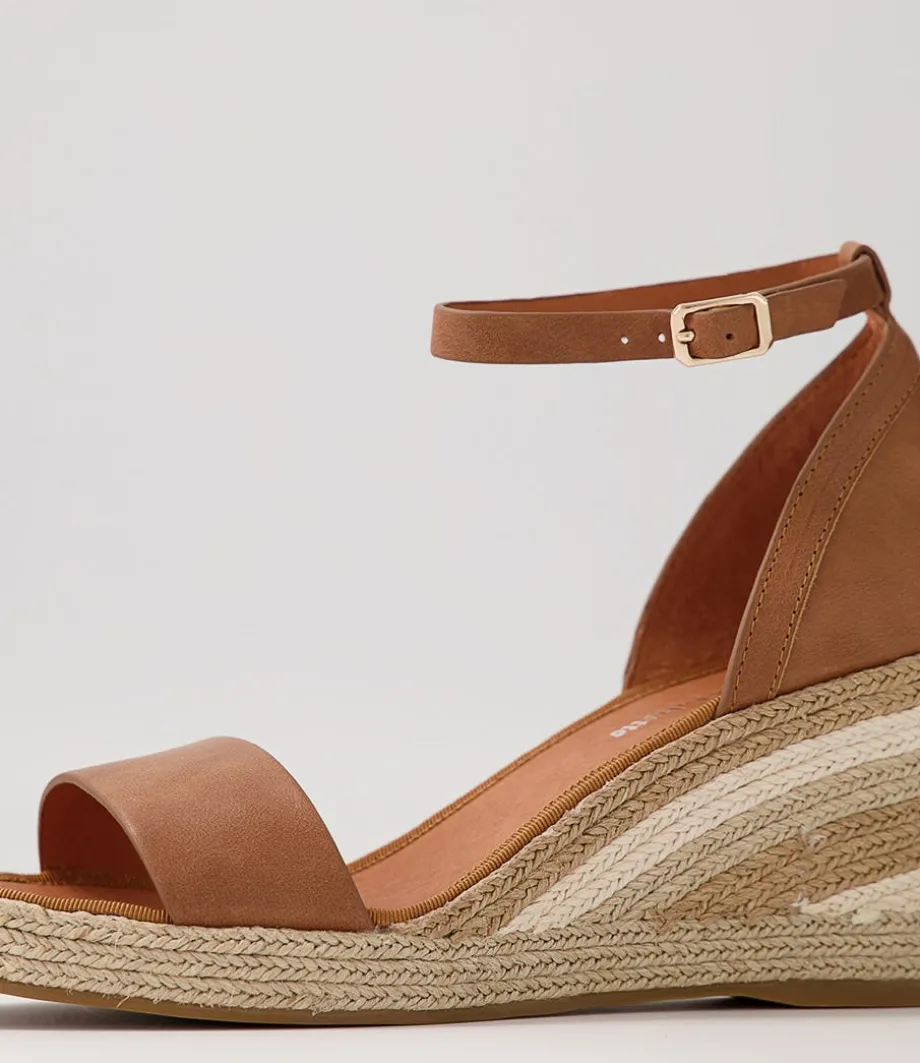 Palyssa Tan Natural Multi Leather Espadrilles