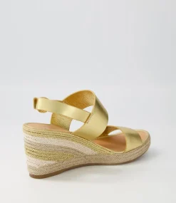 Pama Gold Multi Leather Espadrilles