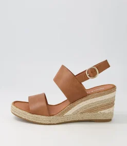 Pama Tan Natural Multi Leather Espadrilles