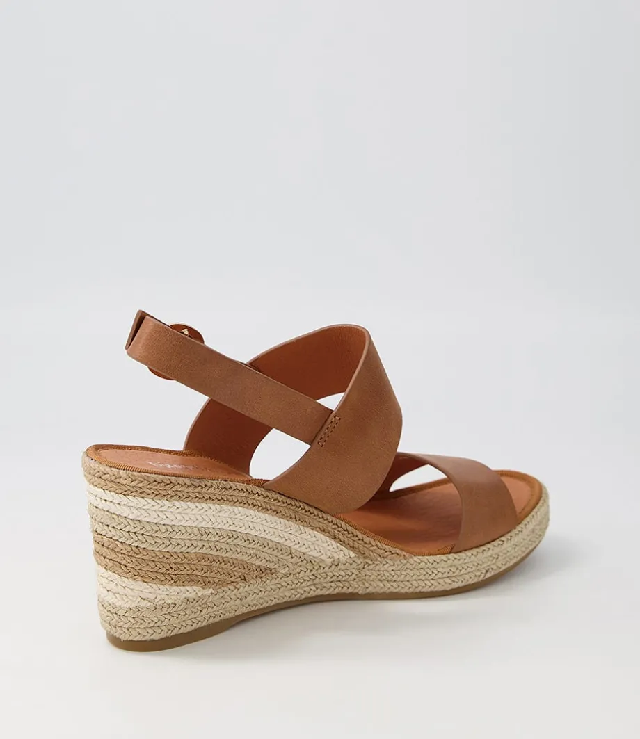 Pama Tan Natural Multi Leather Espadrilles