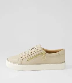 Pamela Xf Almond Leather Sneakers