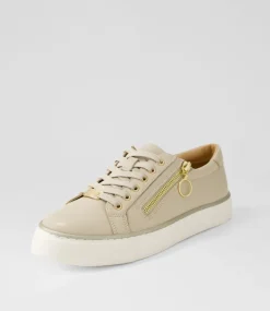 Pamela Xf Almond Leather Sneakers