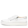 Pamela Xf Whitesilver Patent Leather Sneakers