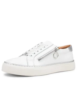 Pamela Xf Whitesilver Patent Leather Sneakers