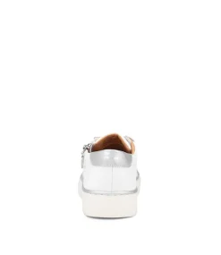 Pamela Xf Whitesilver Patent Leather Sneakers