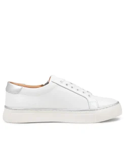 Pamela Xf Whitesilver Patent Leather Sneakers