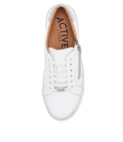 Pamela Xf Whitesilver Patent Leather Sneakers