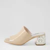 Pansie Cafe Patent Leather Mules