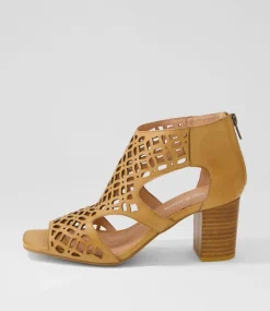 Panter Dark Tan Leather Sandals