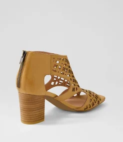 Panter Dark Tan Leather Sandals
