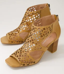Panter Dark Tan Leather Sandals
