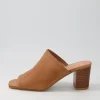 Pantry Tan Leather Mules