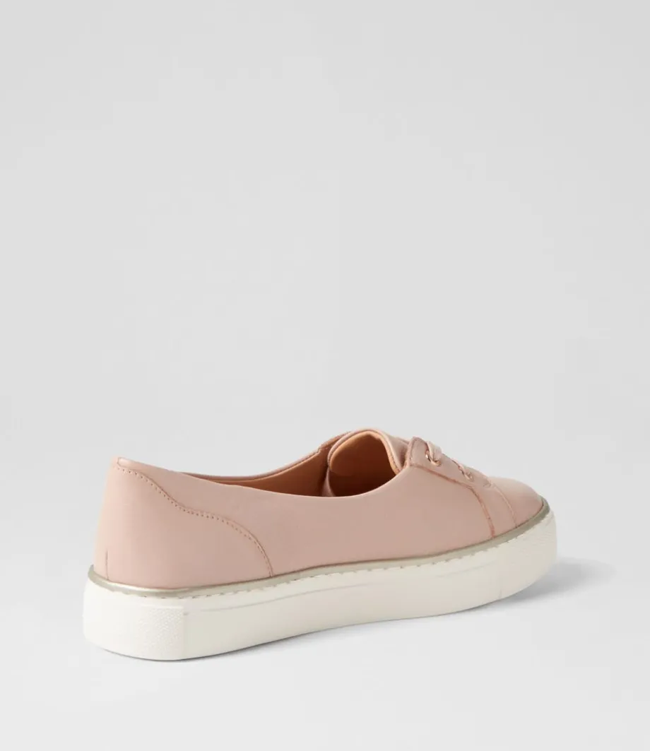Patrese Xf Nude Leather Flat Shoes