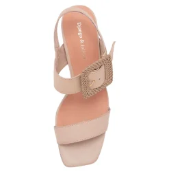 Peace Cafe Leather Buckle Sandals