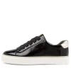 Penny Xf Black Gold Patent Leather Sneakers