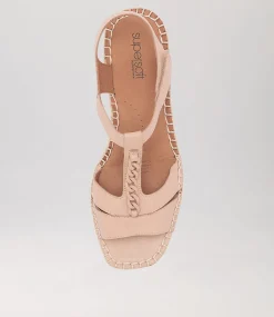 Petersoned Dark Nude Leather Espadrilles