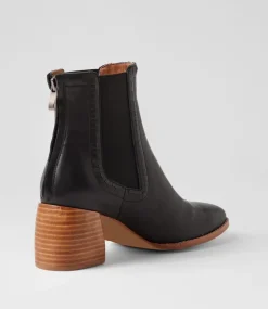 Played Black Natural Leather Chelsea Boots