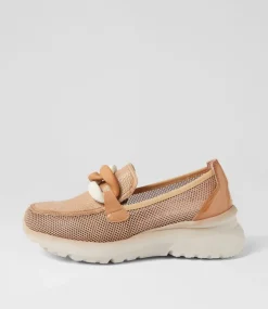 Polinesia 13 Desert Mesh Leather Loafers